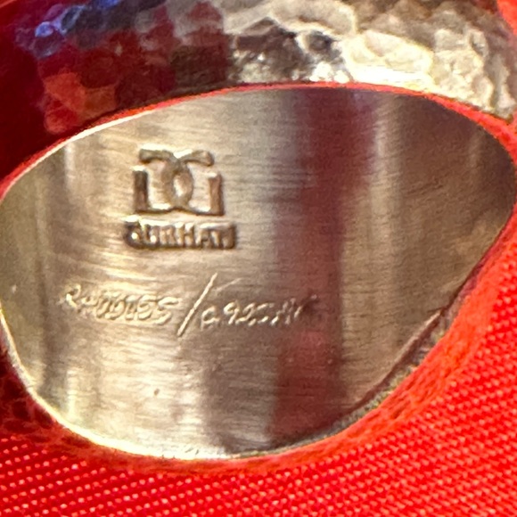 WOW POSHMARK - Authentic GURHAN 18K & Sterling Silver Hammered Supermodel Ring - Picture 12 of 16